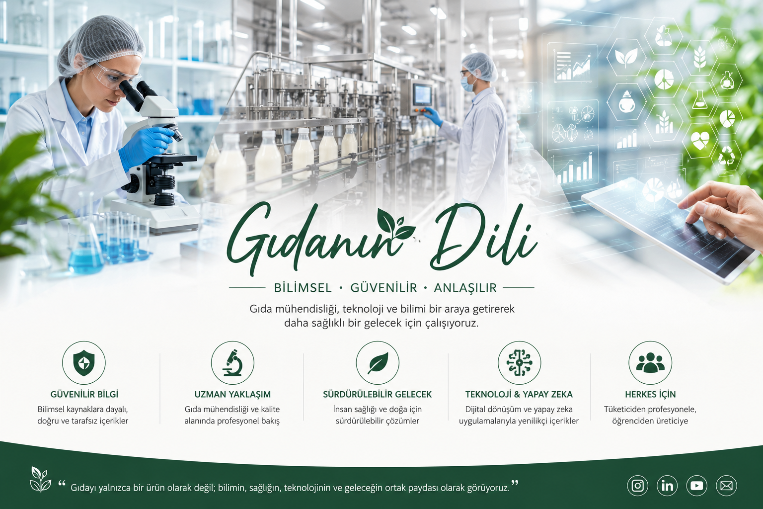 Gıdanın Dili- Gıda Mühendisliği, Gıda Teknolojileri ve Yapay Zeka Platformu